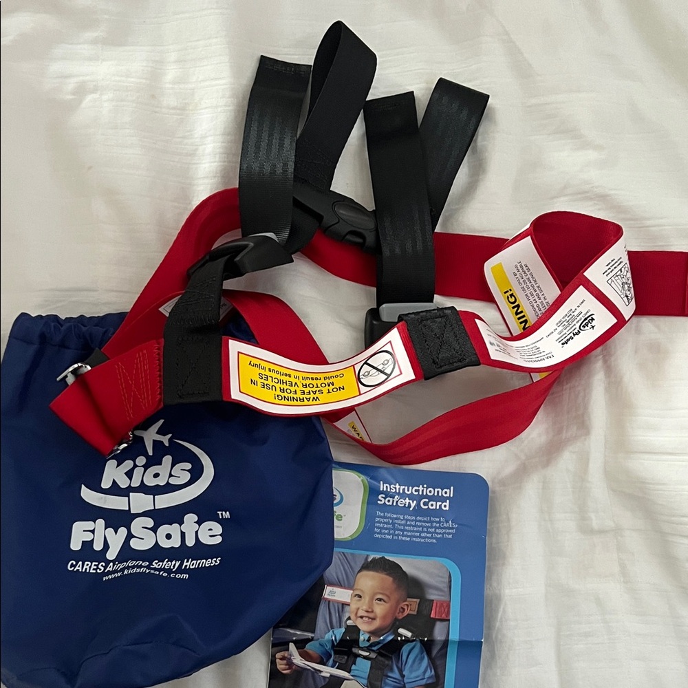 CARES Airplane Safety Harness - Red